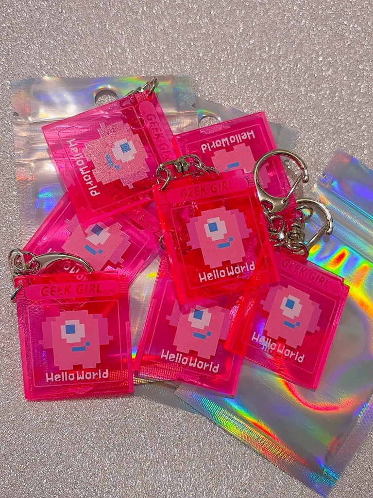 ゲームカセットキーホルダー(ぴょんぶー)