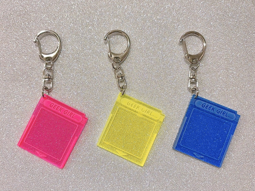ゲームカセットキーホルダー(無地)