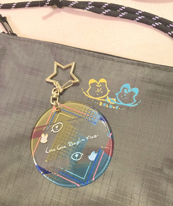 うさしょしょ″結び″サコッシュ&クリアチャーム