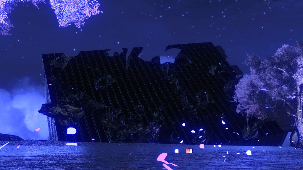 【外観】崩壊したビル・廃墟