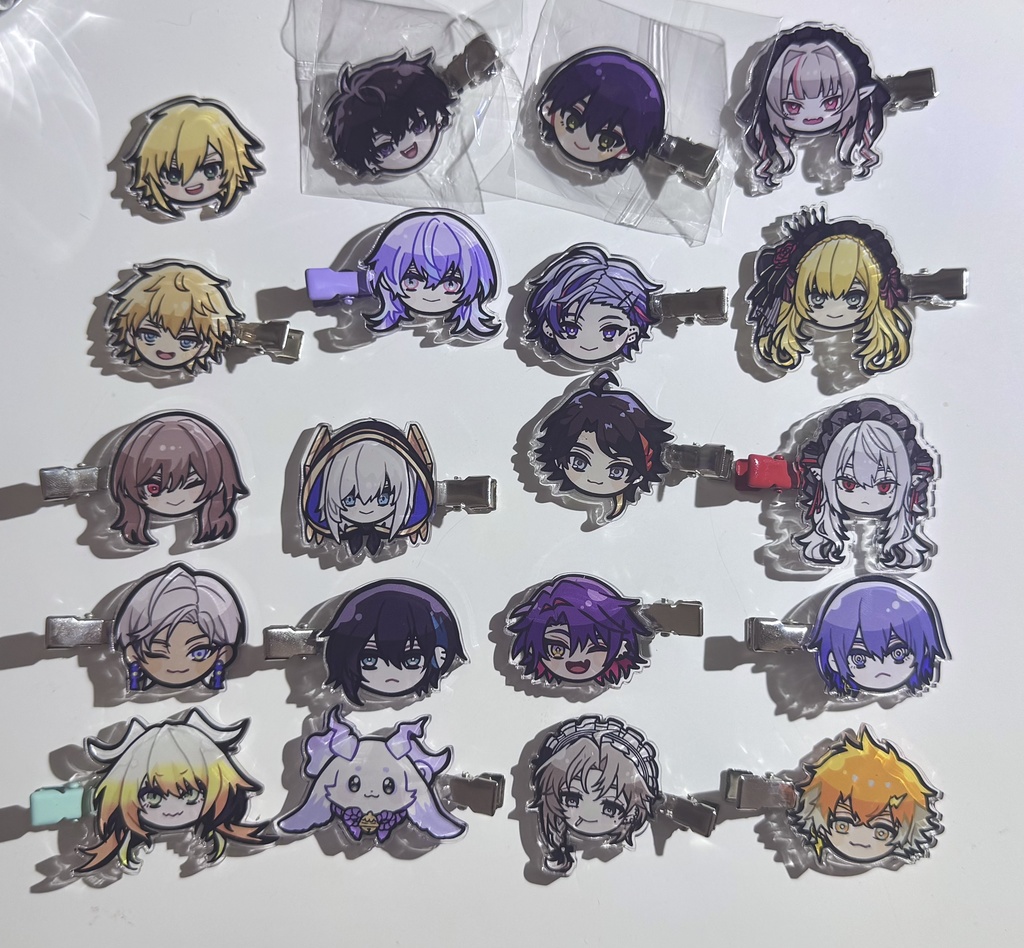 〖追加販売〗アクリル前髪クリップ