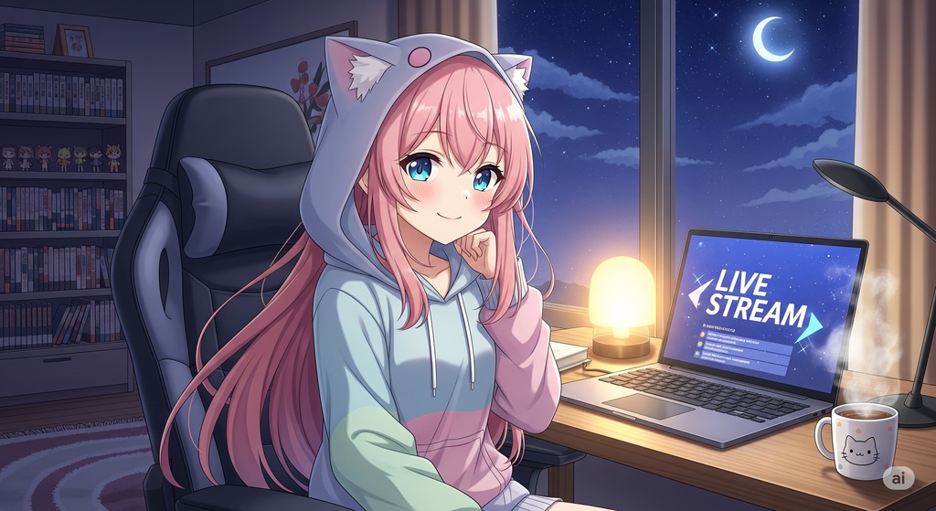 【著作権フリーBGM】VTuberのおやすみ🌙配信向け | Healing BGM for VTuber Stream【Free】