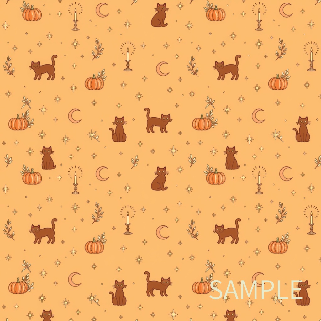 Halloween Digital Paper | ハロウィン デジタルペーパー 3色セット