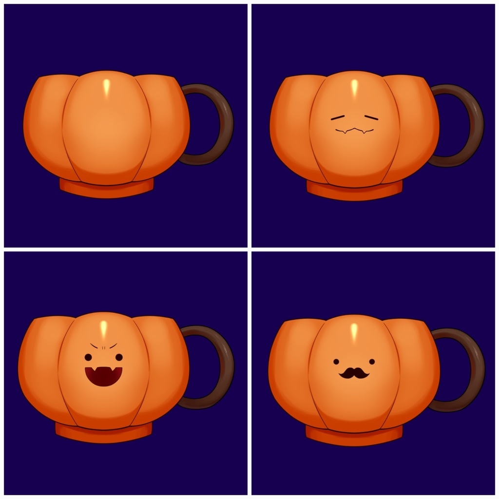 [Live2D Asset] Pumpkin Cup Season Off