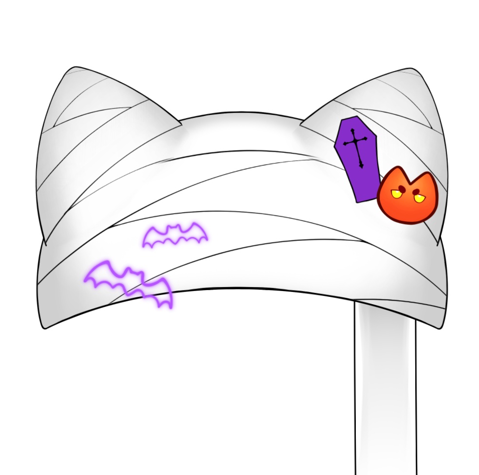 [Live2D Asset] Customize Halloween Hat _ Season OFF (~10/10)