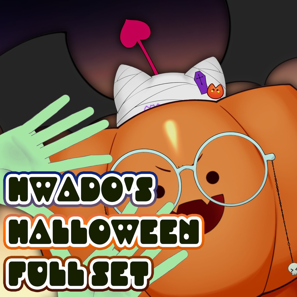 [Live2D Asset] Hwado's Halloween full set _ Season OFF (~10/10)