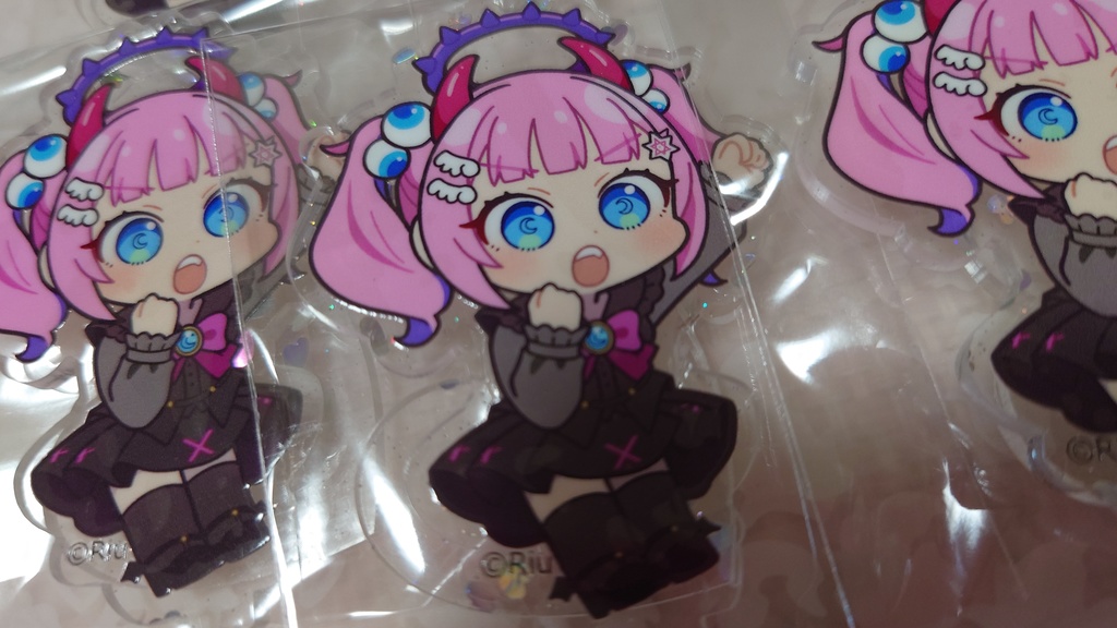 【キラキラアクスタ】おーっ！or目がハート【6cm】