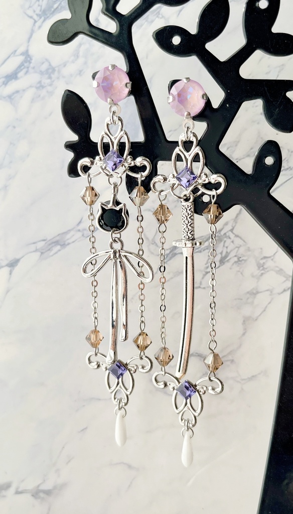 【無期迷途】ハクイツイメージピアス