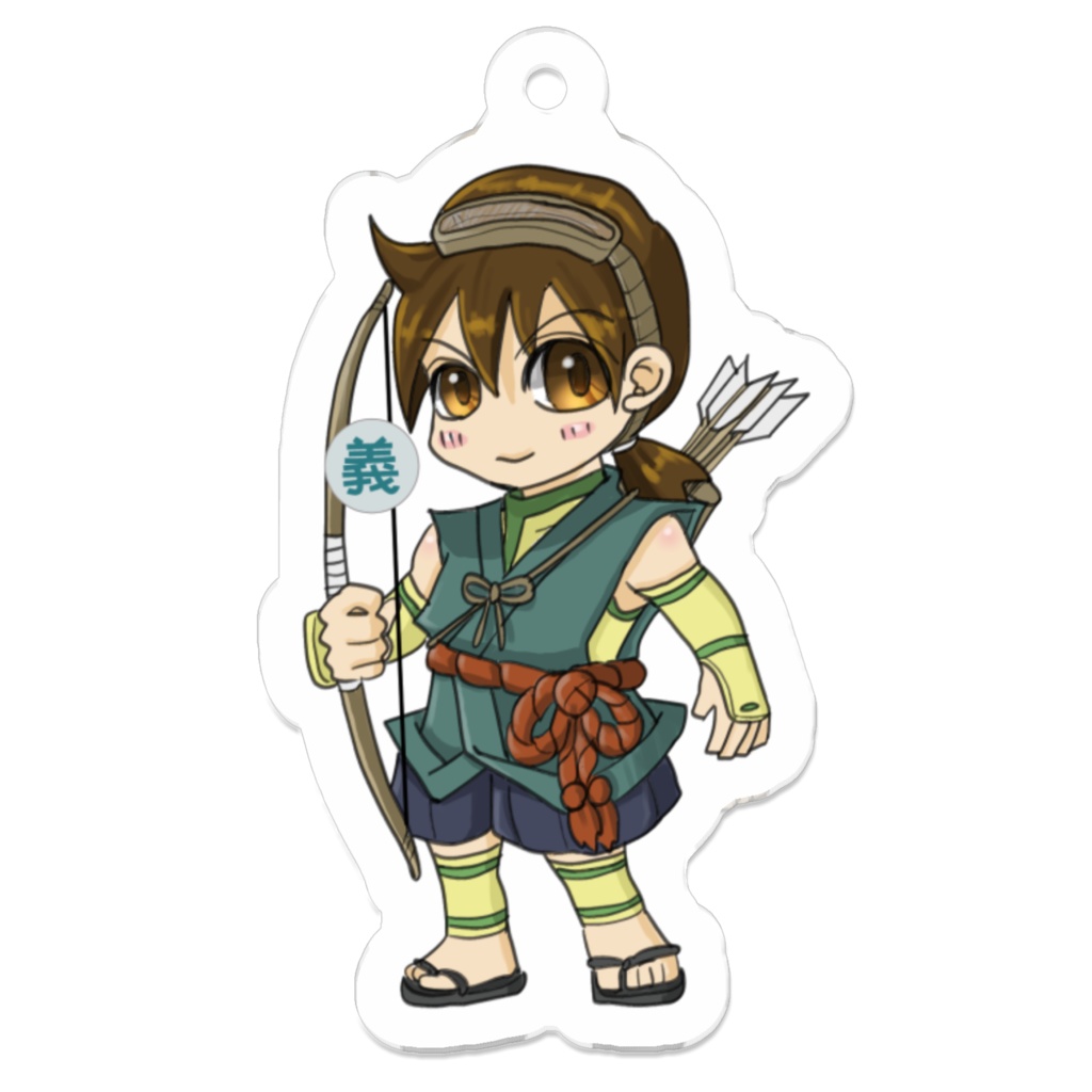 犬川荘助アクリルキーホルダー（裏面コーティングVer.）