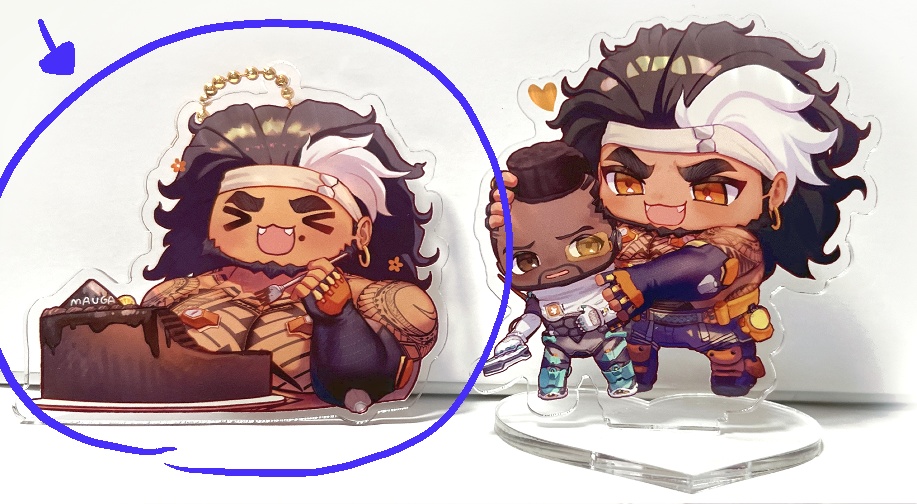 【一人一個限定】マウガ ケーキ食アクキー【One item per person】