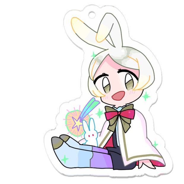 Shiroアクリルキーホルダー