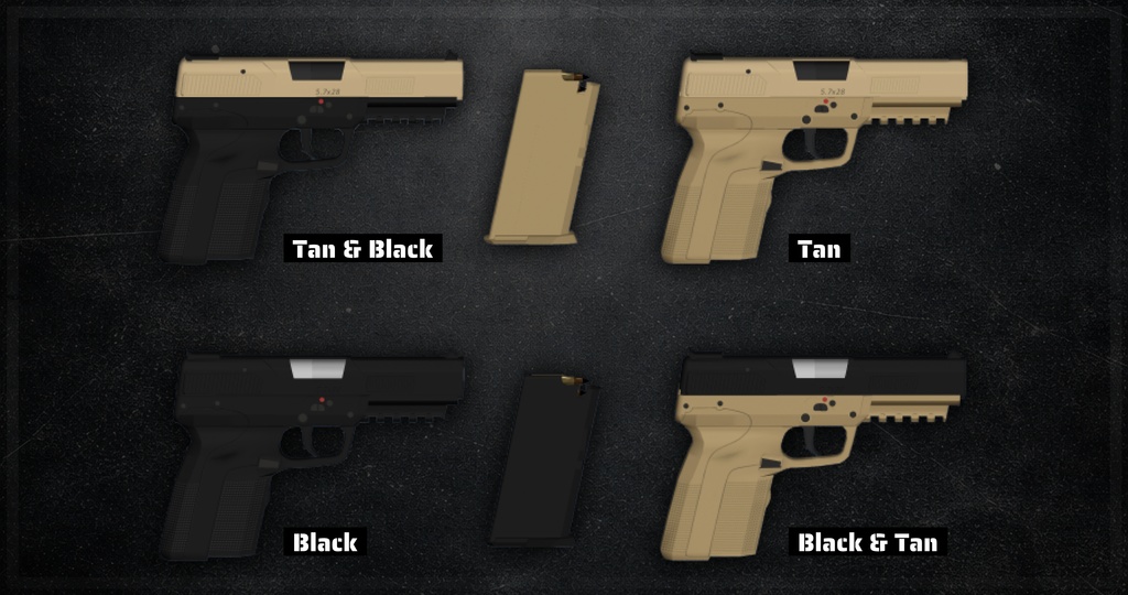 【VRChat想定】LWCP-57 5.7×28mm軽量戦闘拳銃