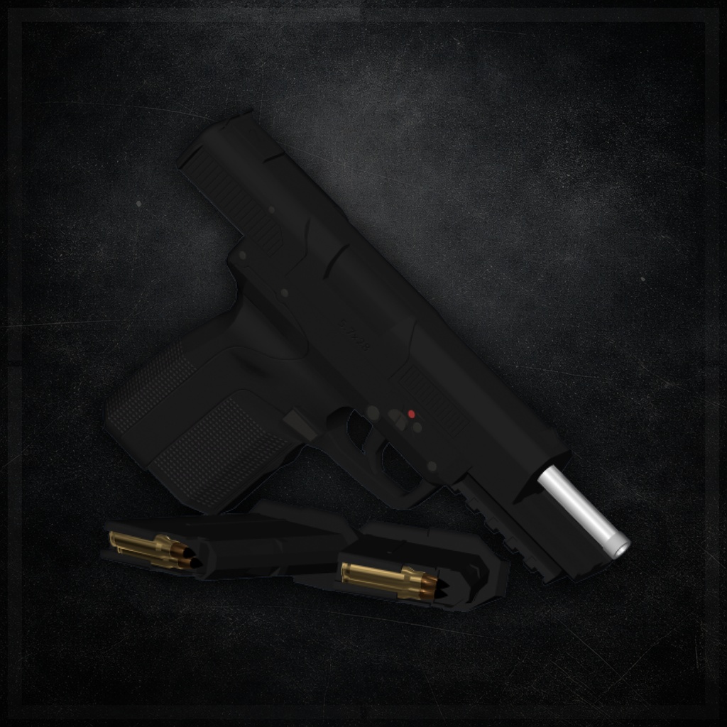 【VRChat想定】LWCP-57 5.7×28mm軽量戦闘拳銃