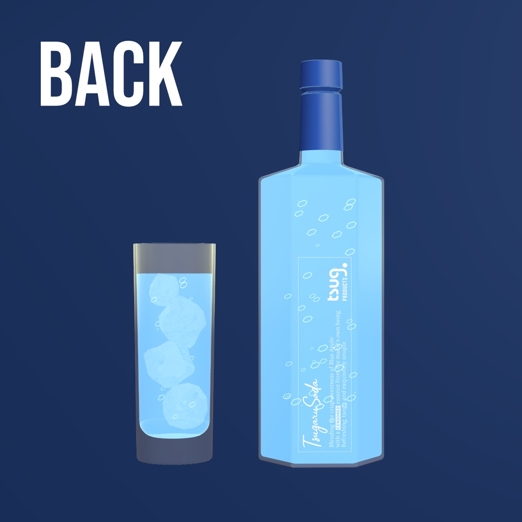 【VRChat想定】つがるソーダ【ワールド向け飲み物ギミック】