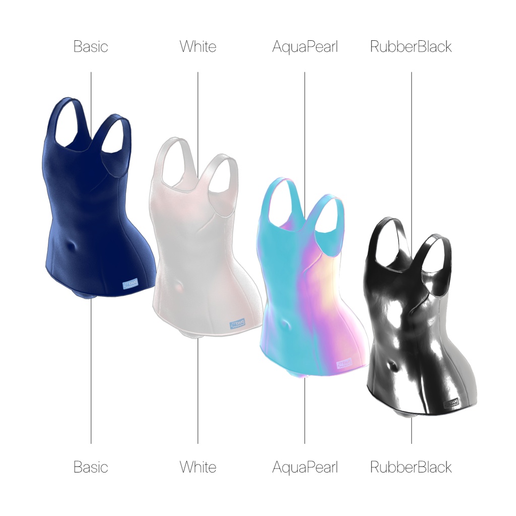 【アングラの子・ヘルベチカ対応】スクール水着 SchoolSwimsuit