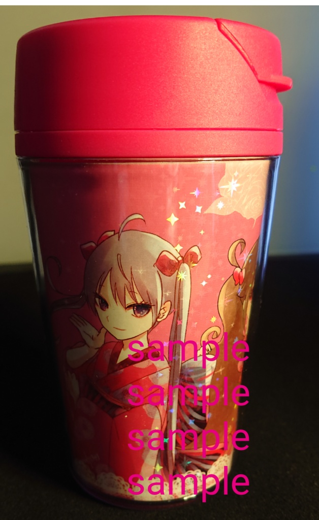 こと+ユヅホログラムタンブラー