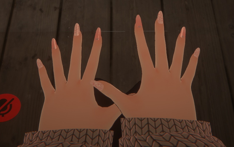 メリノ用 ネイルチップ【3Dモデル/アクセサリー】
