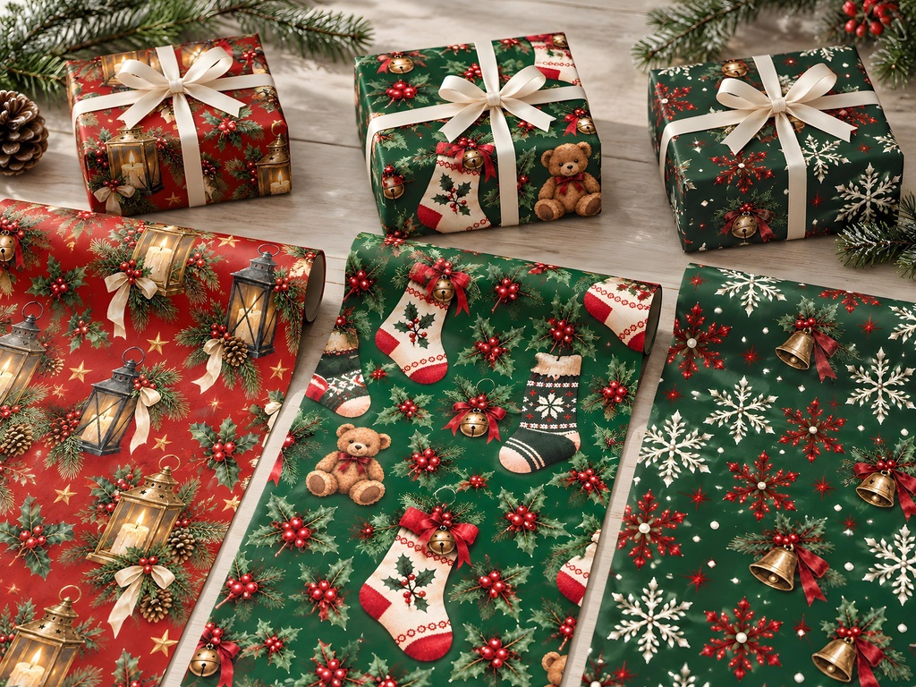 クリスマス デジタルペーパー12柄|シームレス・商用利用可