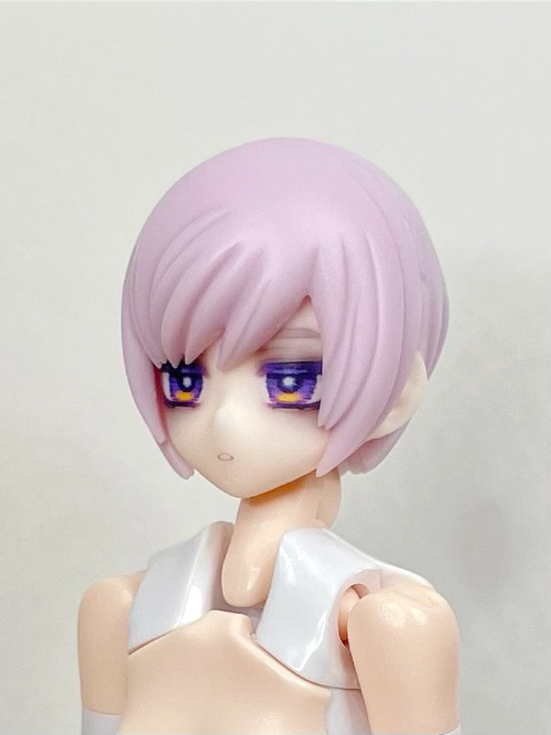 【絶望の小鳥】メガミデバイス用　1/12スケールヘッド（デカール付き）