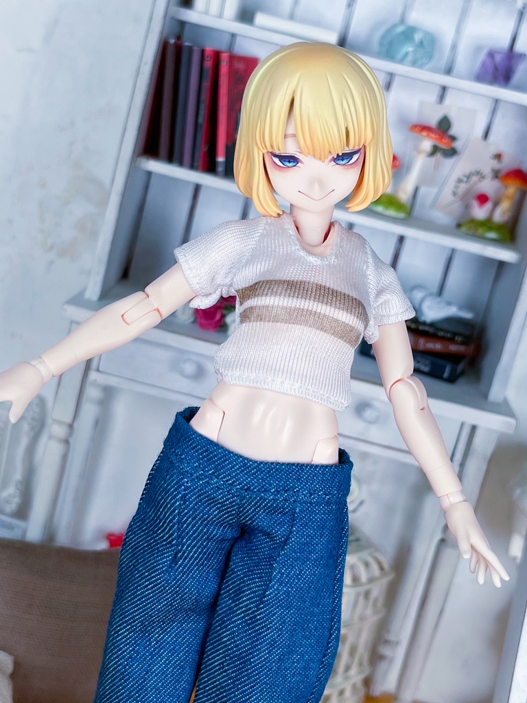 1/12スケール ミニTシャツとハーフパンツのセット