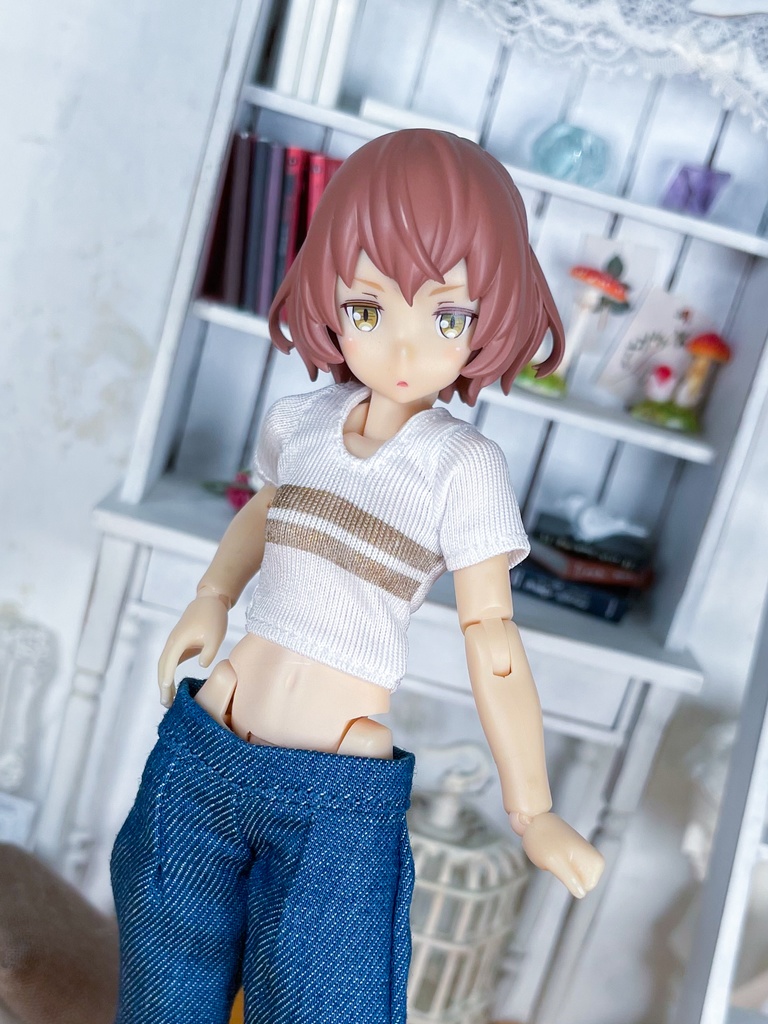 1/12スケール ミニTシャツとハーフパンツのセット