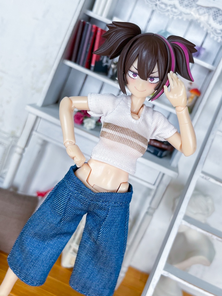 1/12スケール ミニTシャツとハーフパンツのセット