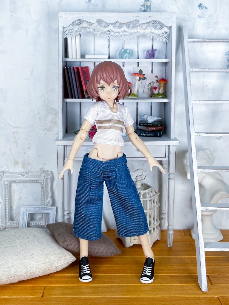 1/12スケール ミニTシャツとハーフパンツのセット