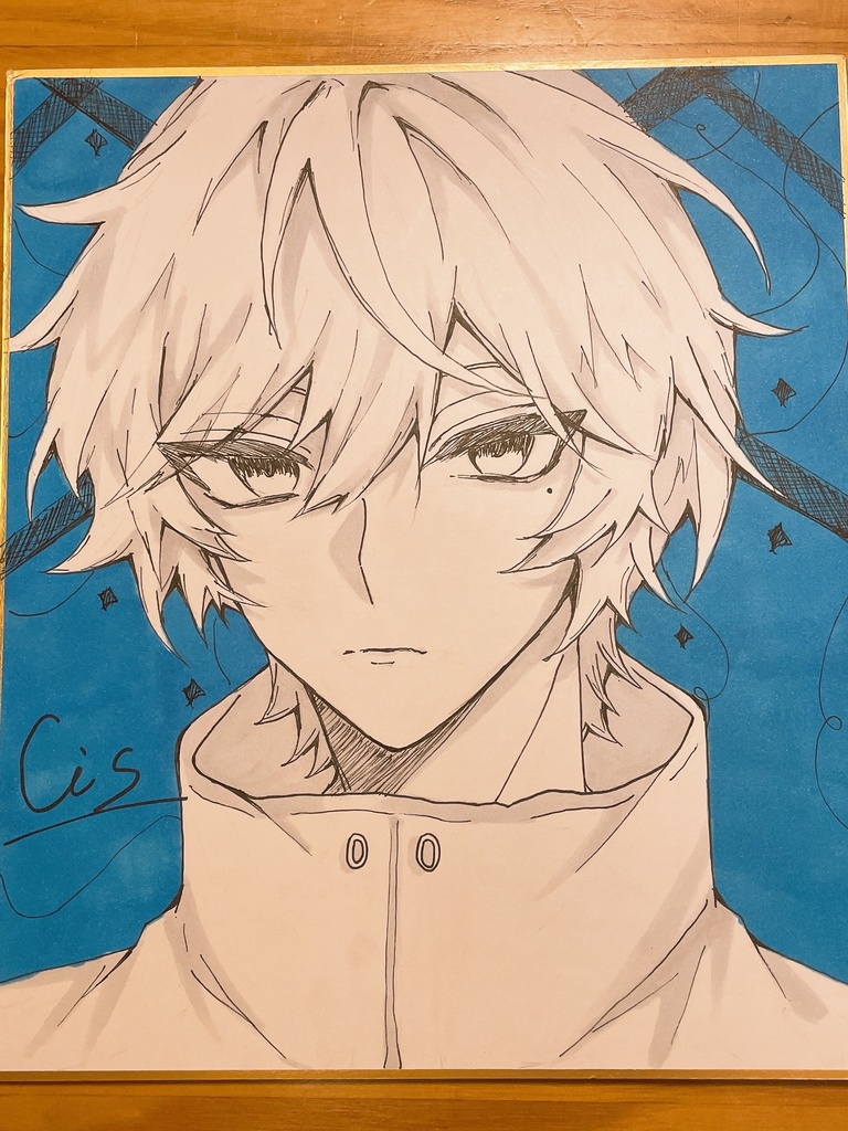 創作 原画 猫系男子
