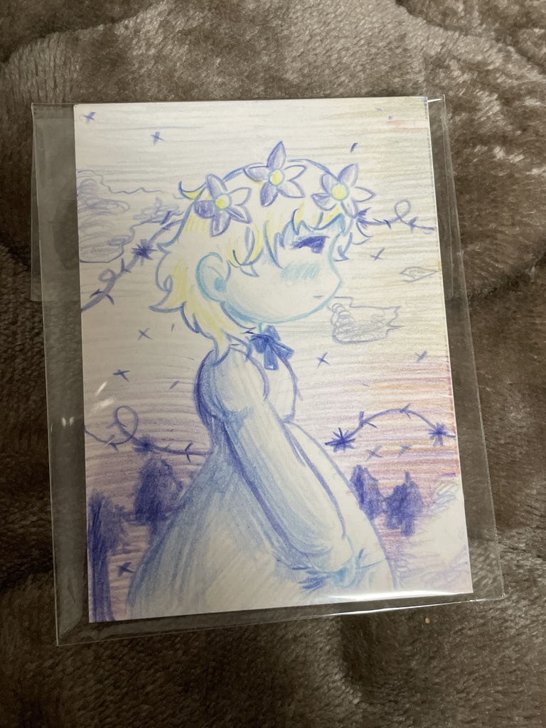 青い花　原画