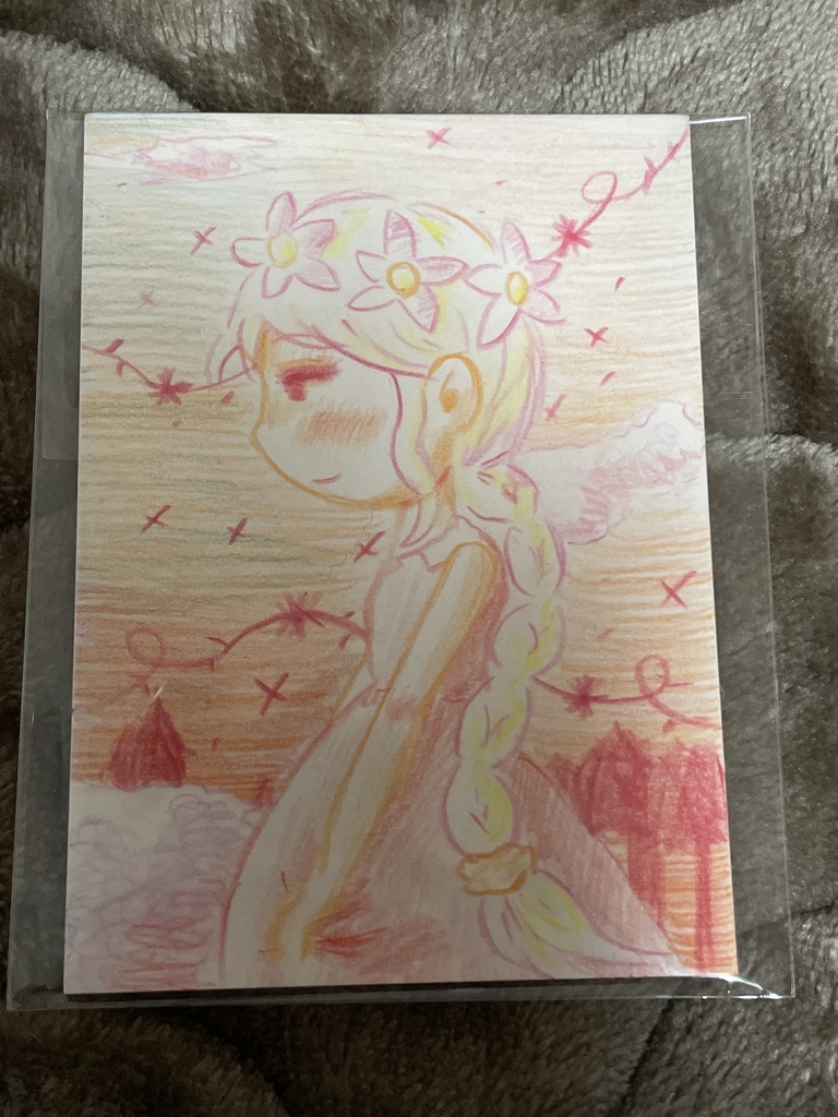 赤い花　原画