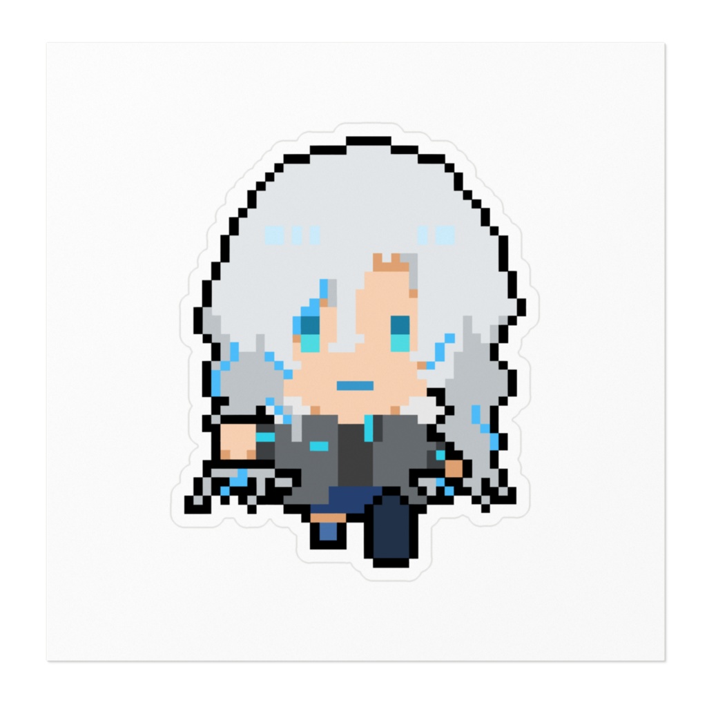 水蓮ドット絵ステッカー