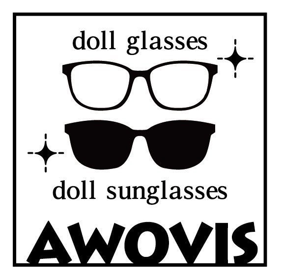 11センチドール対応ミニチュアめがねとサングラス