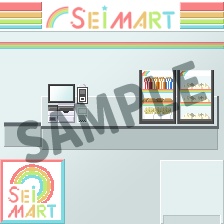 【期間限定配布】PictSQUARE用店舗外観4種