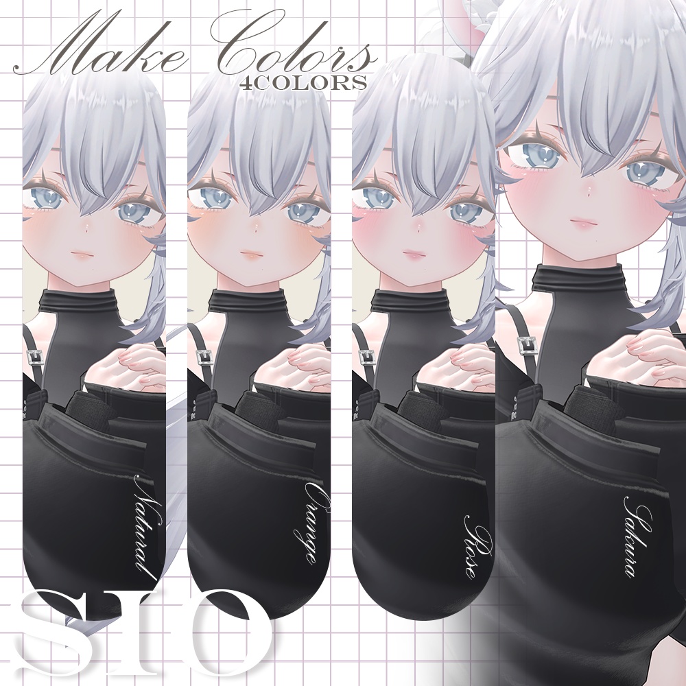 【2avatar対応】Sugar Bloom 【Makeup&Eye texture】