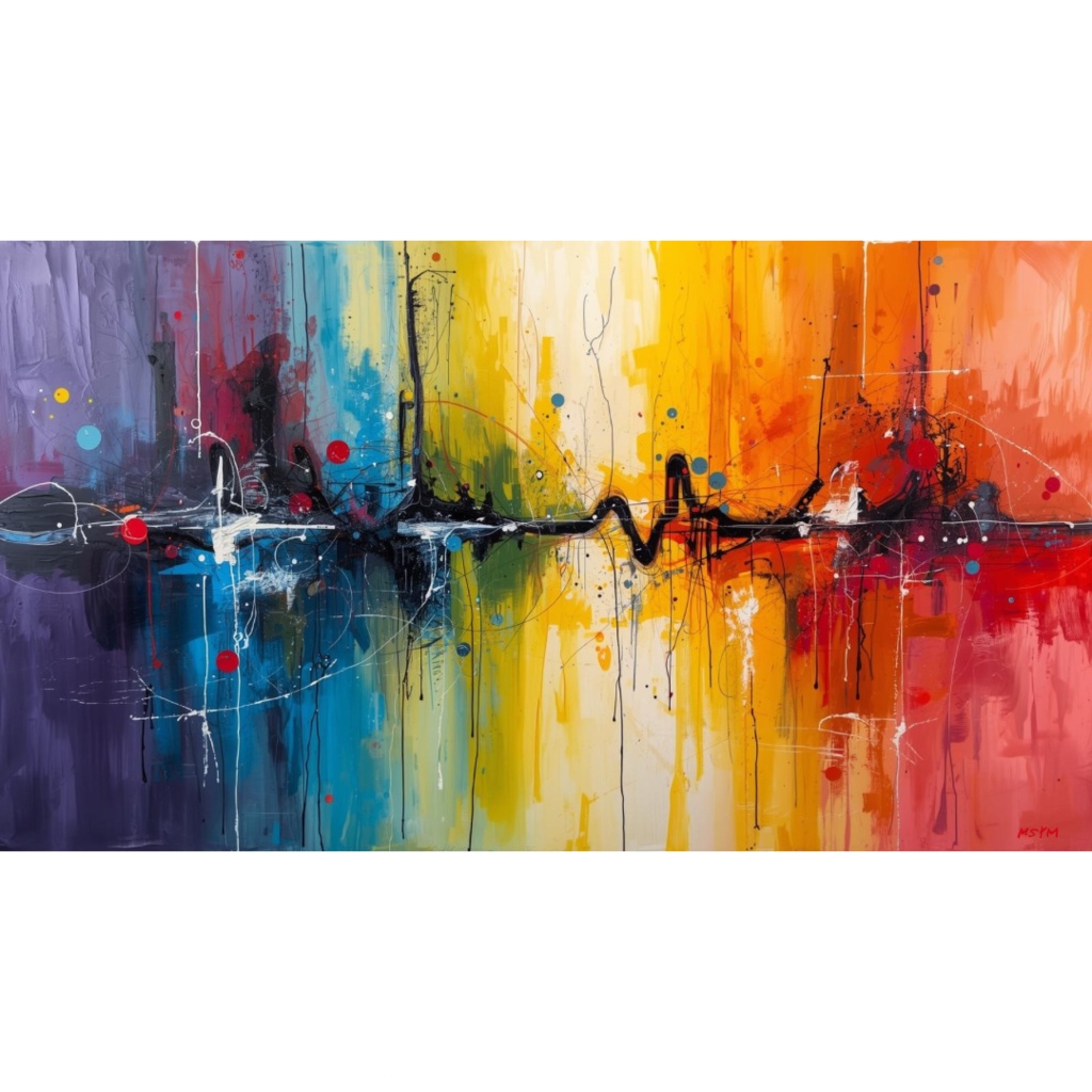 空間・構成・動きの抽象 #07(デジタルアート)