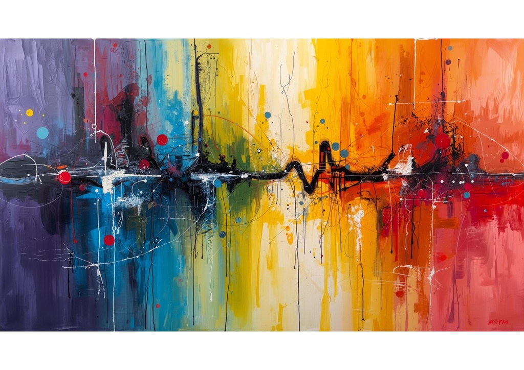 空間・構成・動きの抽象 #07(デジタルアート)