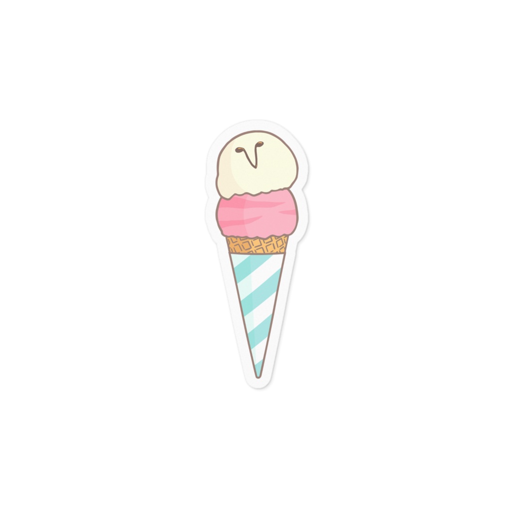 ShuCREAM Cafe ハッピーアイスクリーム ステッカー