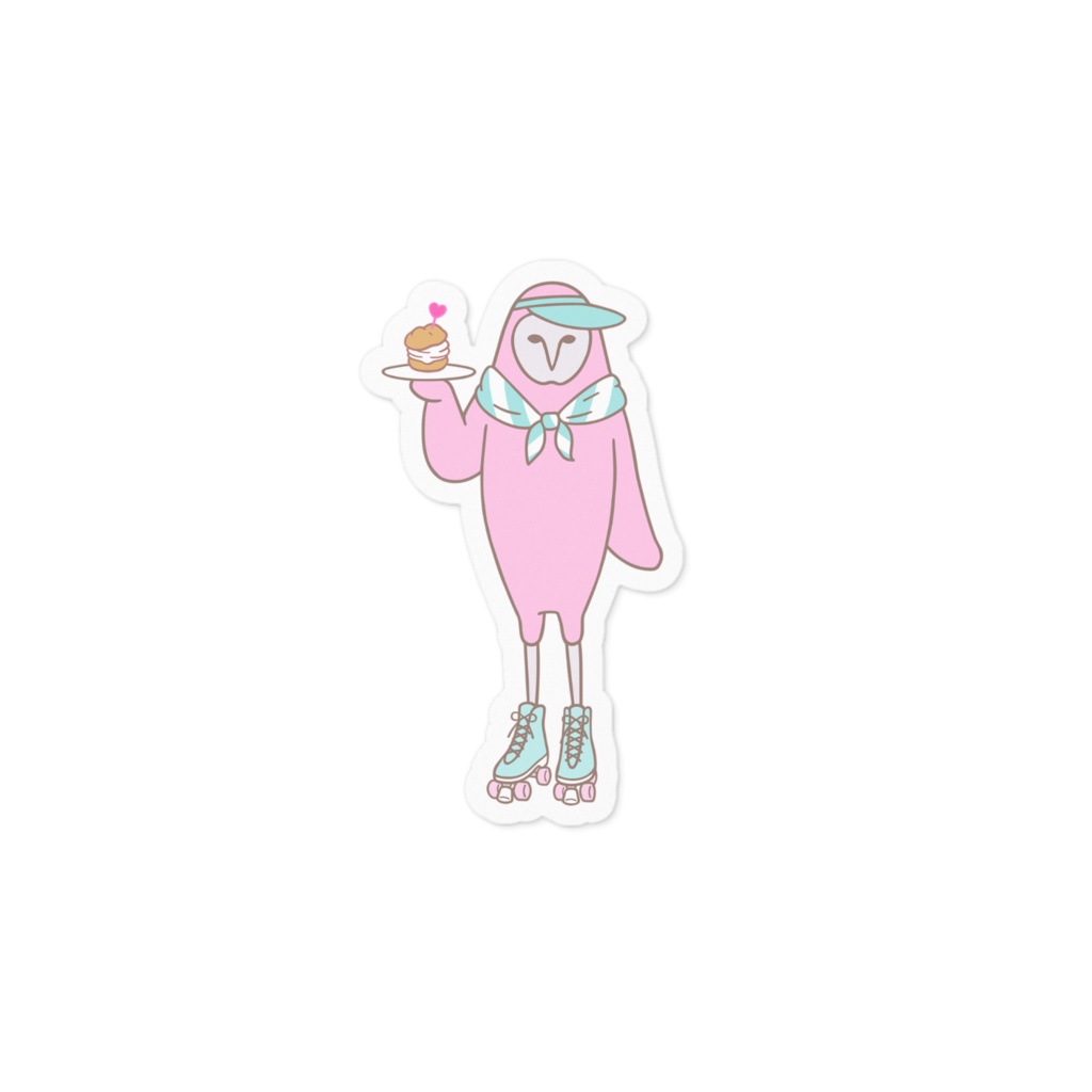 ShuCREAM Cafe ローラーガール ステッカー