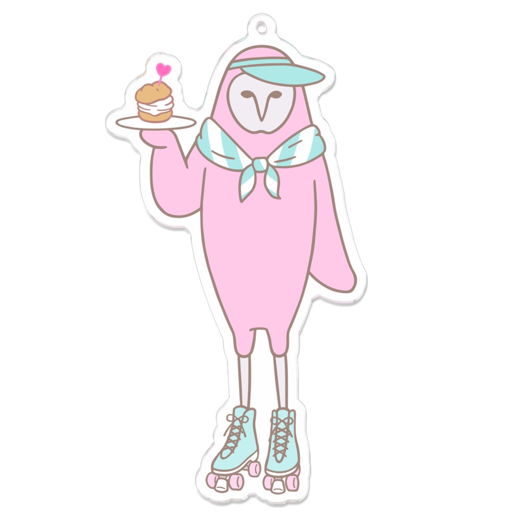 ShuCREAM Cafe ローラーガール アクリルキーホルダー