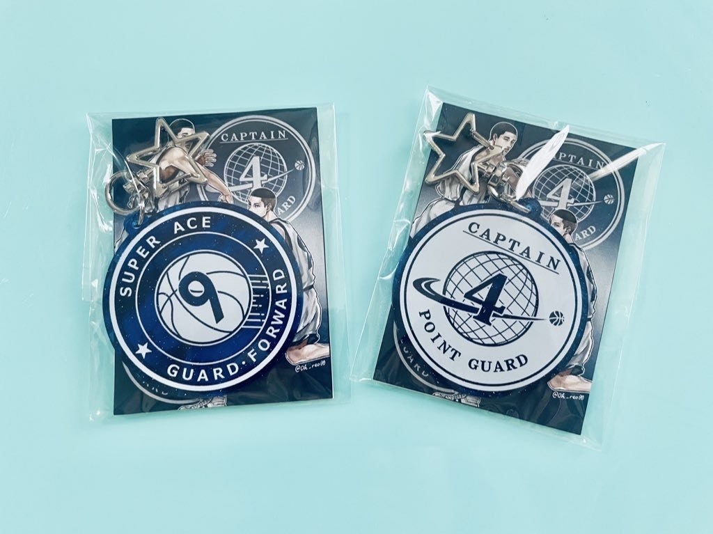 No.9&No.4アクリルキーホルダー