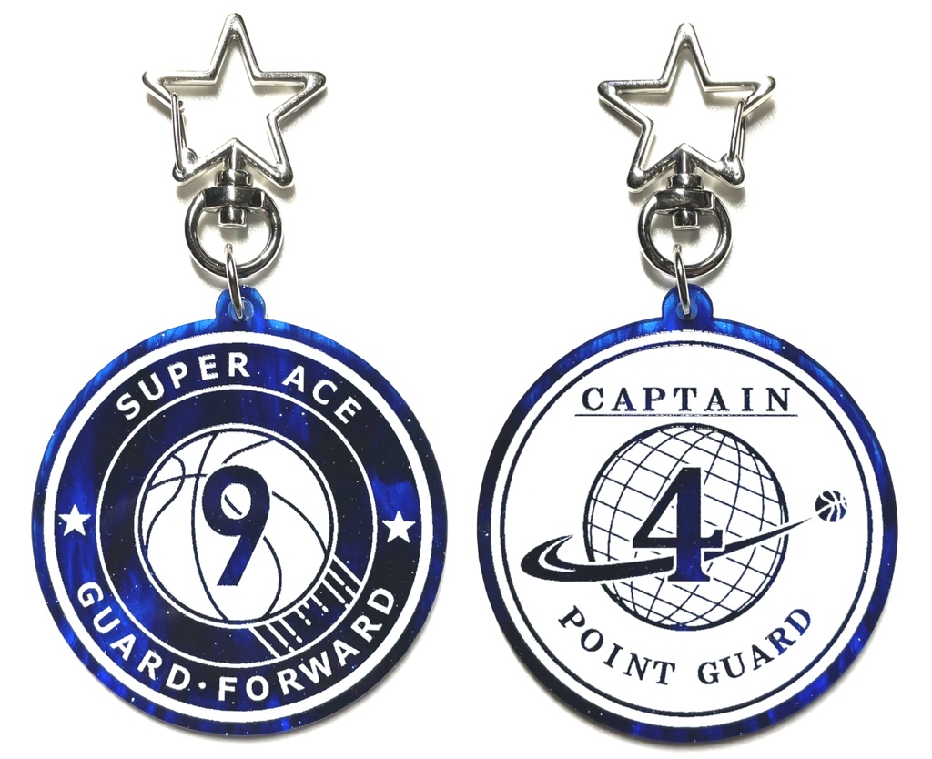 No.9&No.4アクリルキーホルダー
