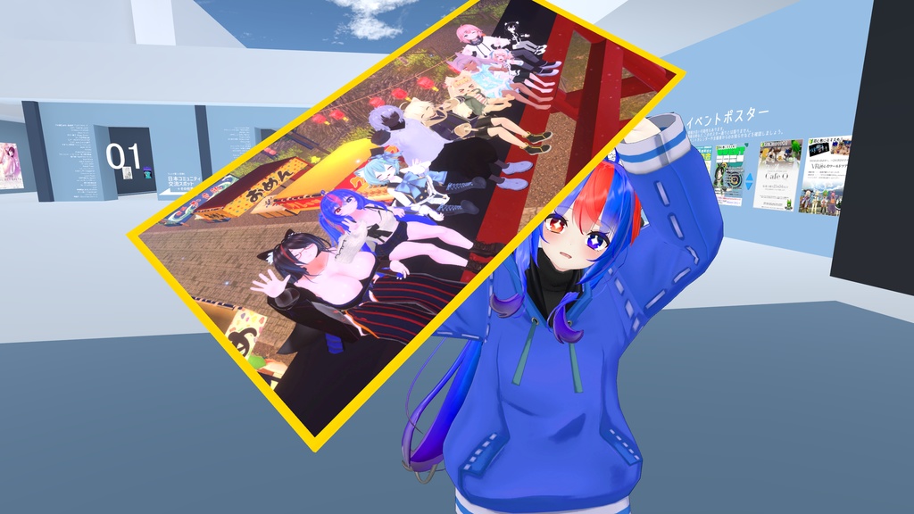 【VRC画像&動画共有システム 】VRChat上で自由に動画と写真を出し入れするギミック【Media Displaying System】