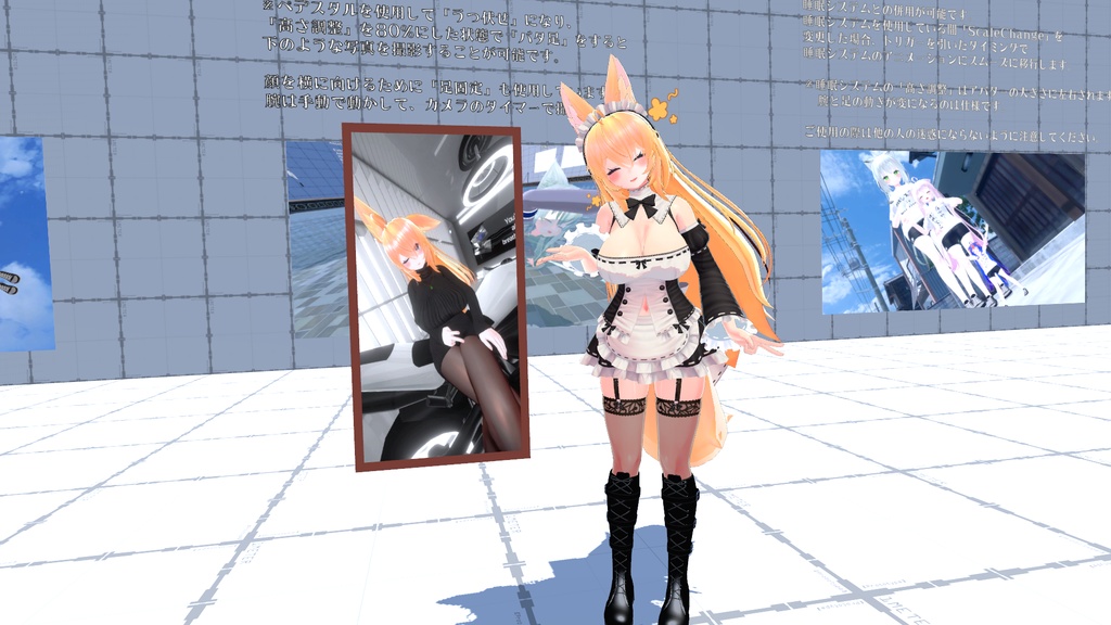 【VRC画像&動画共有システム 】VRChat上で自由に動画と写真を出し入れするギミック【Media Displaying System】