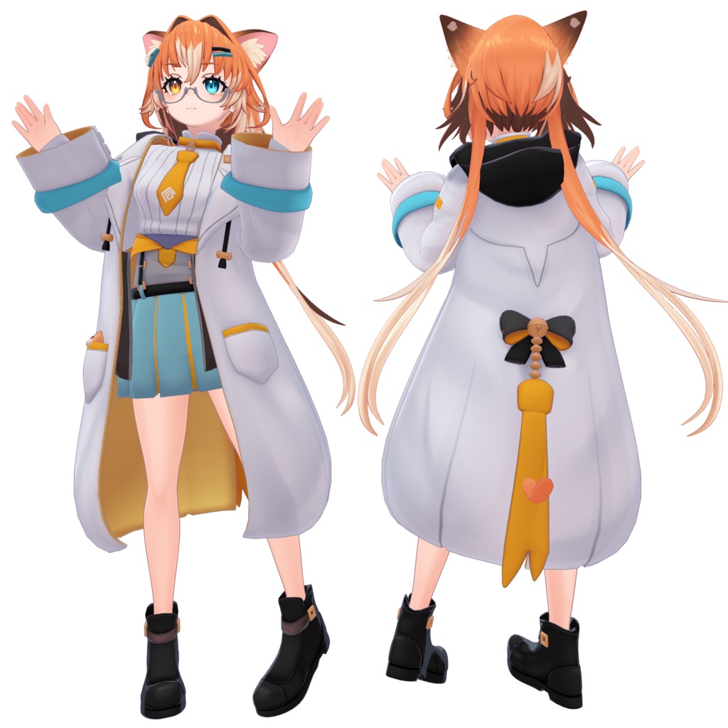 チセ 「-chise-」【VRChat想定オリジナル3Dモデル】