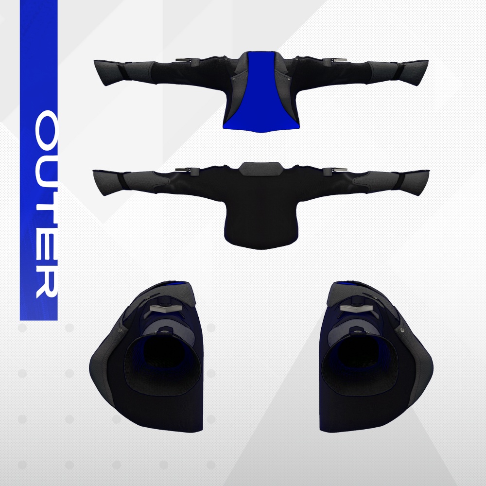 - Blaven - Novel Tailcoat【VRC想定3D衣装】