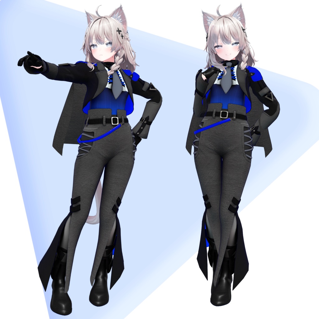 - Blaven - Novel Tailcoat【VRC想定3D衣装】