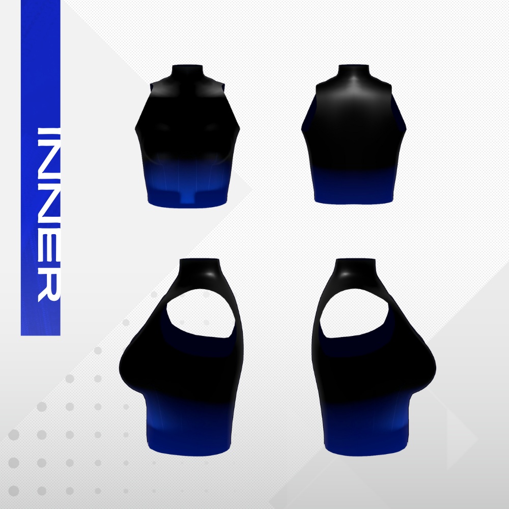 - Blaven - Novel Tailcoat【VRC想定3D衣装】