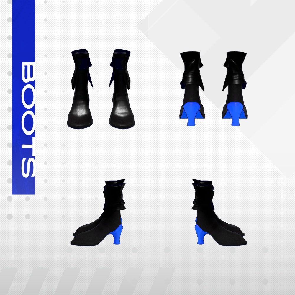 - Blaven - Novel Tailcoat【VRC想定3D衣装】