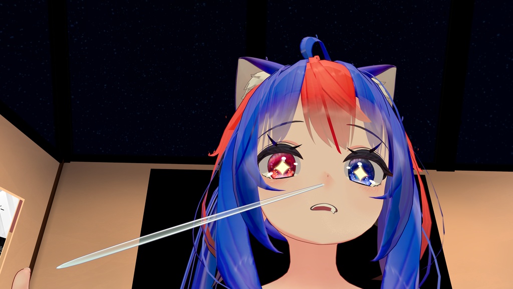 VRC伸びるはなみずシステム【VRC Snotting System】