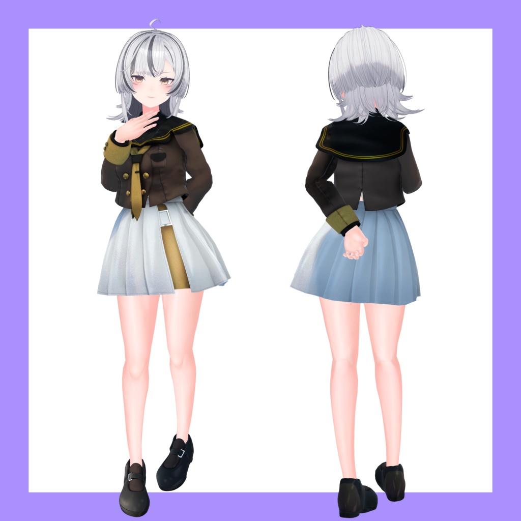 ヒョウ - Hyo -【改変ツール付き】【VRC想定3Dモデル】